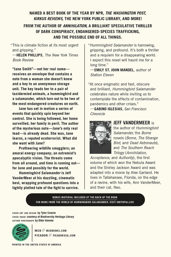 Weitere Ansicht: Hummingbird Salamander | Jeff VanderMeer