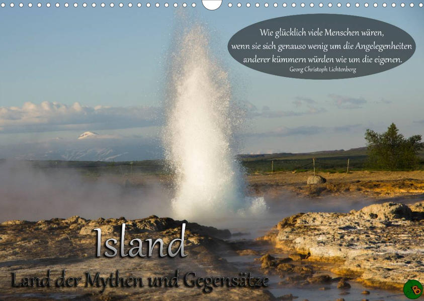 Island - Land der Mythen und Gegensätze (Wandkalender 2022 DIN A3 quer) als Kalender