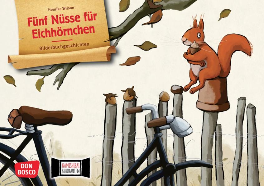 Produktbild: Fünf Nüsse für Eichhörnchen. Kamishibai Bildkartenset | Henrike Wilson