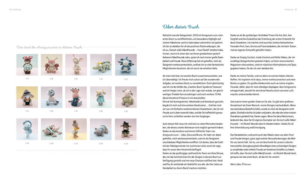 Weitere Ansicht: Tierisch süße Häkelfreunde - Im Pastell-Wunderland | Erinna Lee