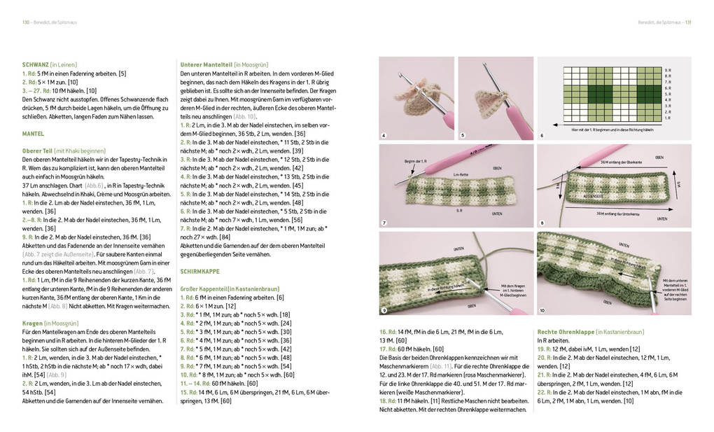 Weitere Ansicht: Tierisch süße Häkelfreunde - Im Pastell-Wunderland | Erinna Lee