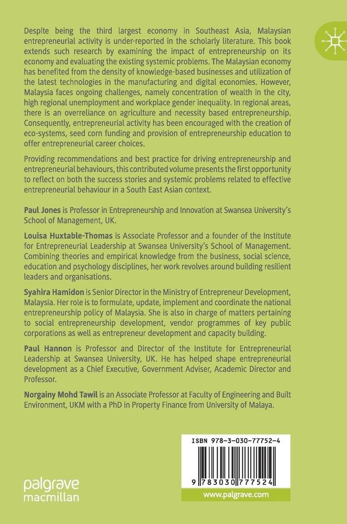 Weitere Ansicht: Entrepreneurial Activity in Malaysia