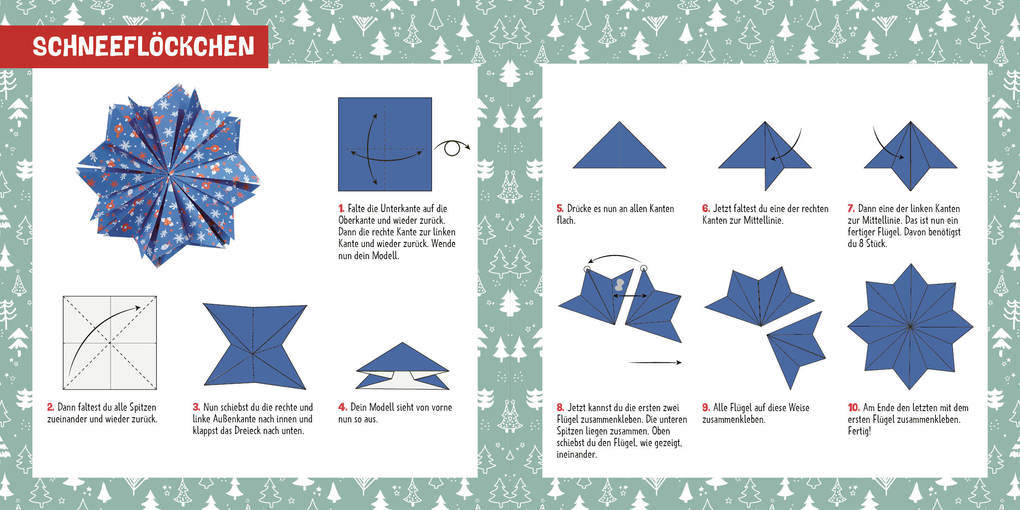 Weitere Ansicht: 111 x Sterne falten - Frohe Weihnachten! | Ina Mielkau