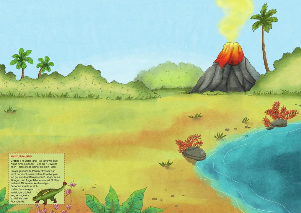 Weitere Ansicht: Mein Stickeralbum Dinosaurier | Klara Kamlah