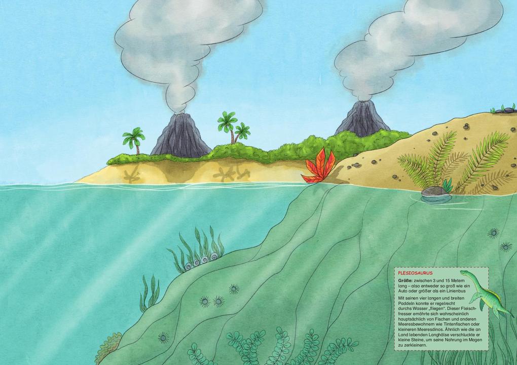 Weitere Ansicht: Mein Stickeralbum Dinosaurier | Klara Kamlah