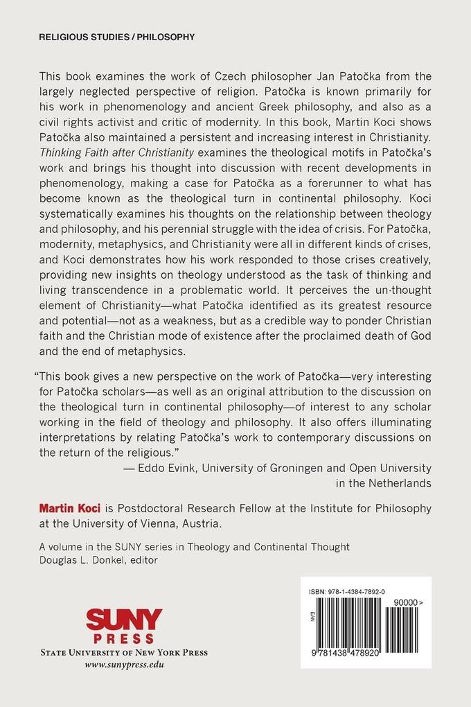 Weitere Ansicht: Thinking Faith after Christianity | Martin Koci