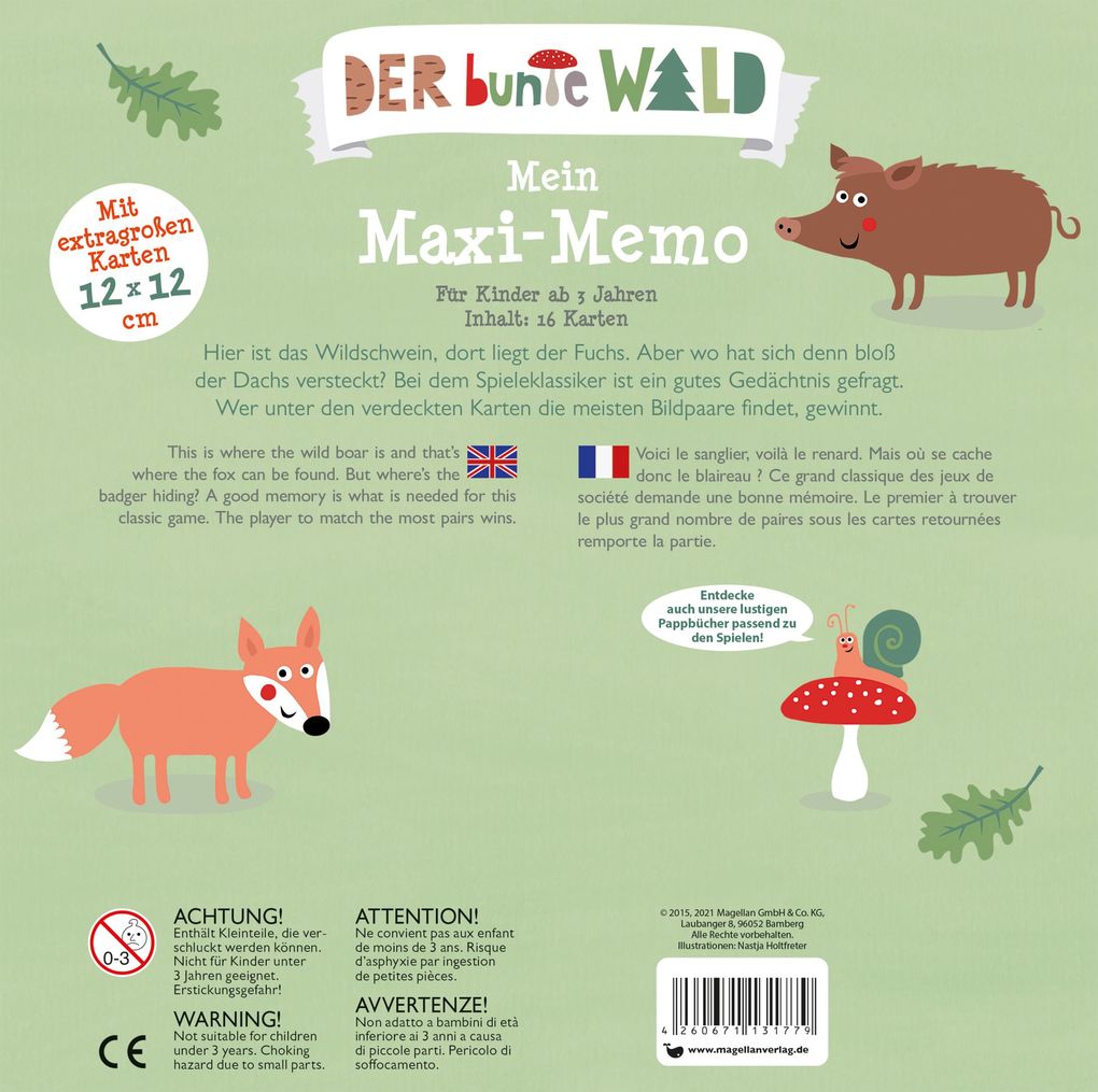 Weitere Ansicht: Der bunte Wald - Mein Maxi-Memo