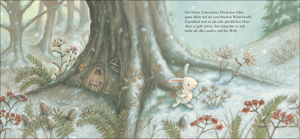 Weitere Ansicht: Der kleine Hase im Weihnachtswald | Rebecca Harry