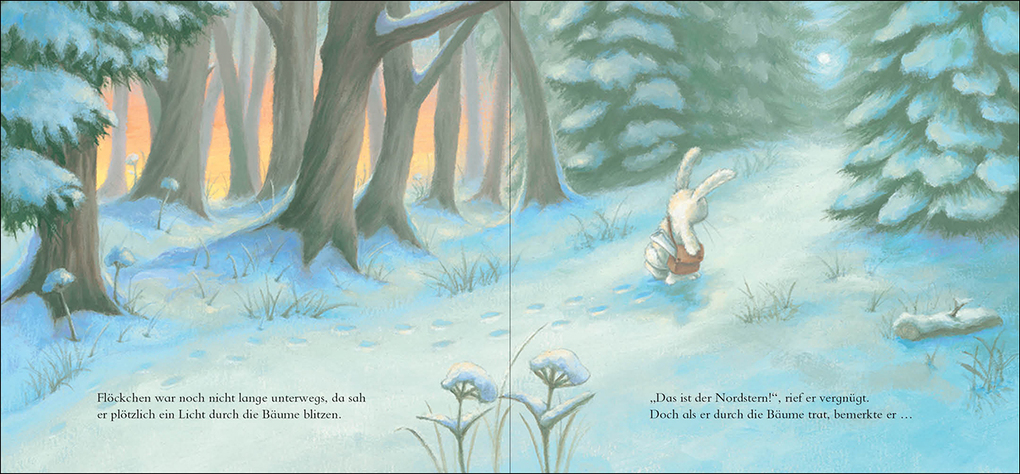 Weitere Ansicht: Der kleine Hase im Weihnachtswald | Rebecca Harry