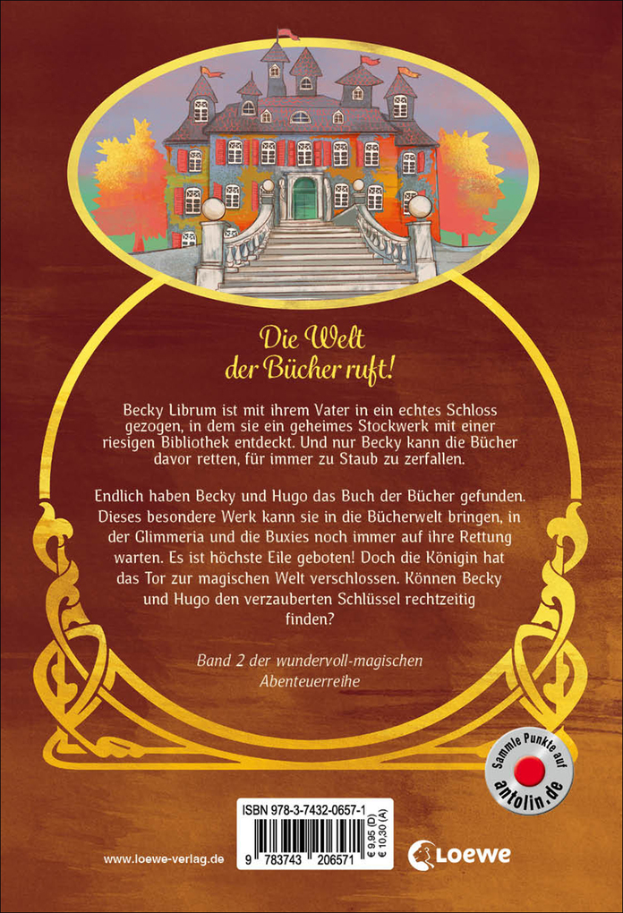 Weitere Ansicht: Das Bücherschloss (Band 2) - Der verzauberte Schlüssel | Barbara Rose