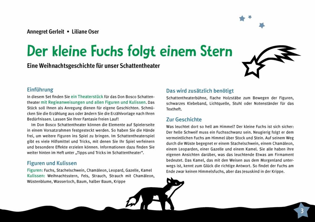 Weitere Ansicht: Der kleine Fuchs folgt einem Stern | Annegret Gerleit