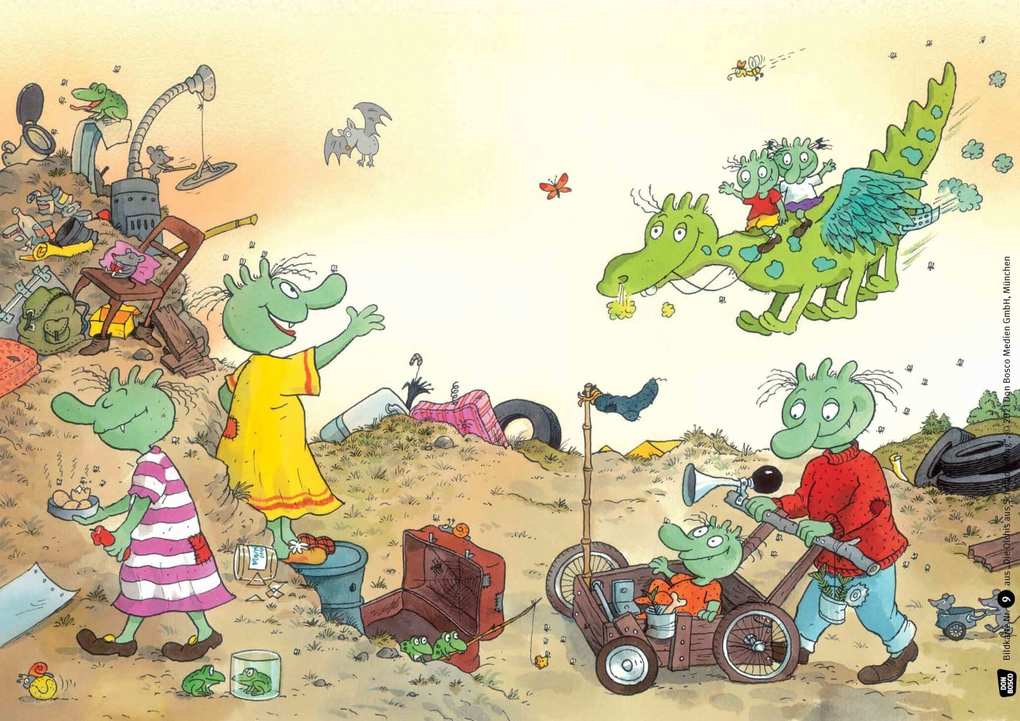 Weitere Ansicht: Die Olchis aus Schmuddelfing. Kamishibai Bildkartenset | Erhard Dietl