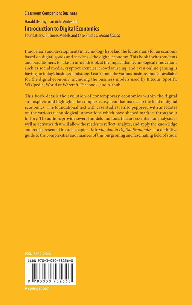 Weitere Ansicht: Introduction to Digital Economics | Harald Øverby, Jan Arild Audestad
