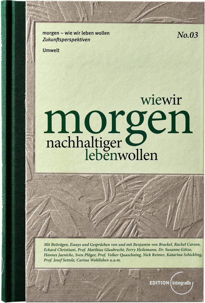 Produktbild: wie wir morgen nachhaltiger leben wollen