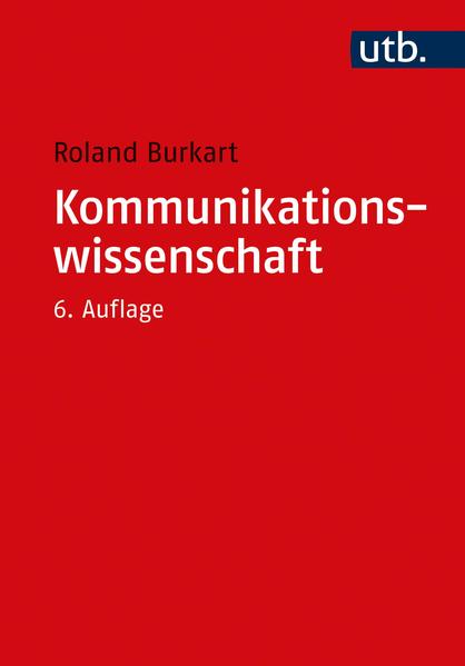 Produktbild: Kommunikationswissenschaft | Roland Burkart