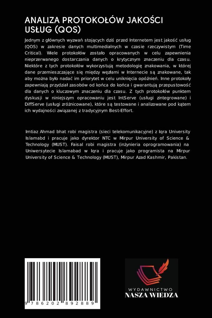 Weitere Ansicht: ANALIZA PROTOKOÓW JAKOCI USUG (QOS) | Faisal Latif