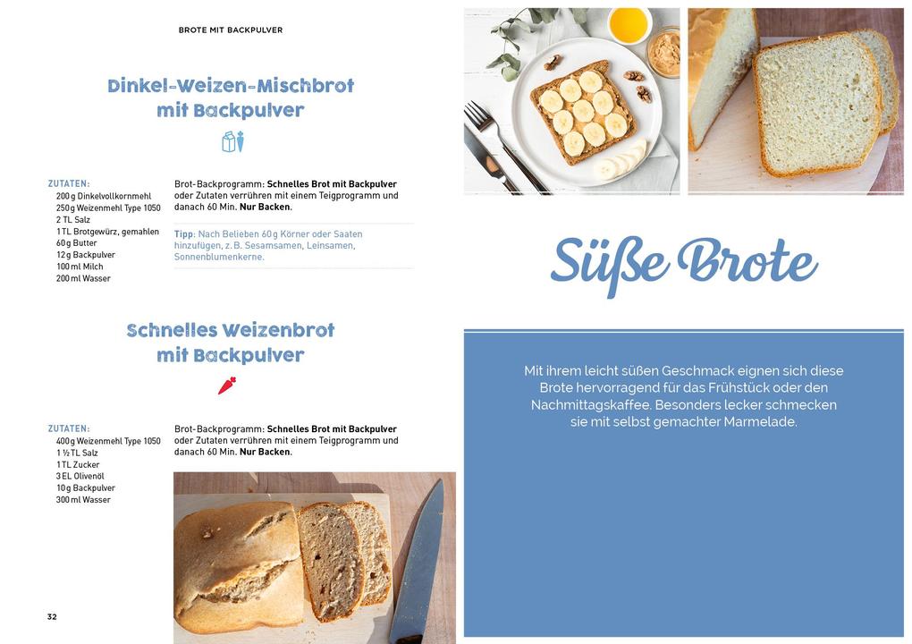 Weitere Ansicht: Brotbackautomat - Das Rezeptbuch | Veronika Pichl