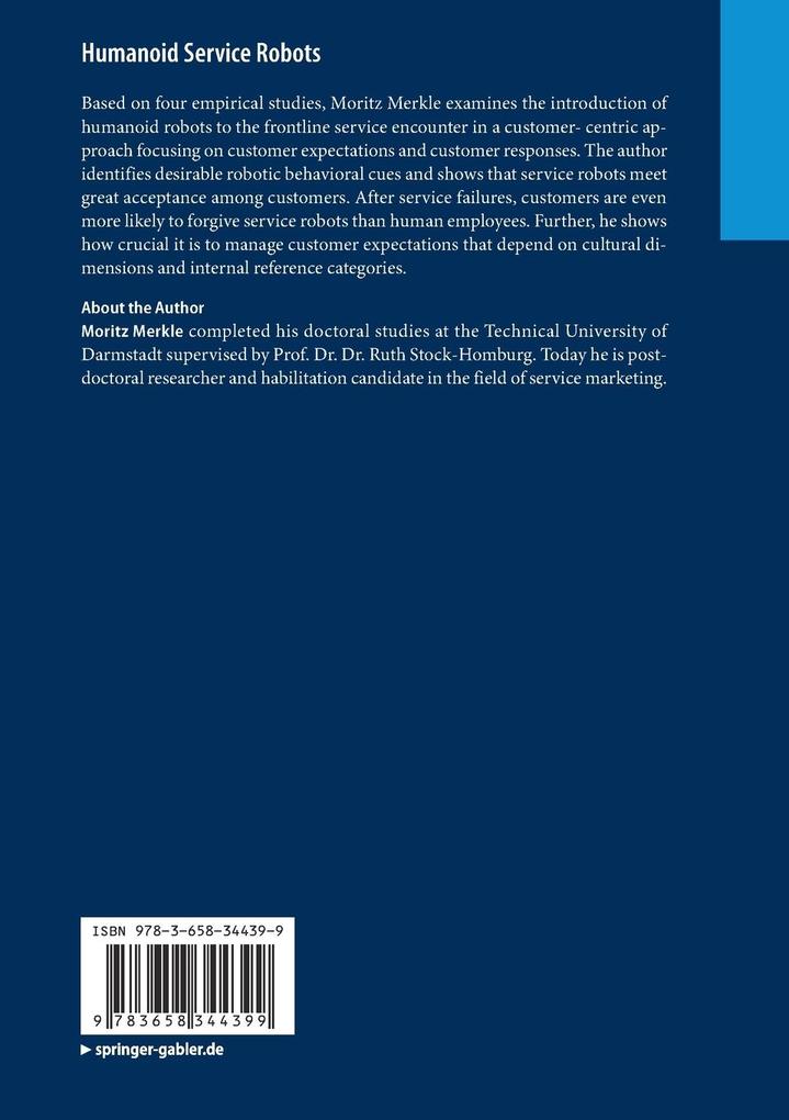 Weitere Ansicht: Humanoid Service Robots | Moritz Merkle