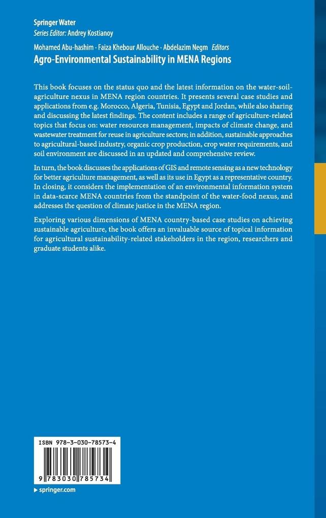 Weitere Ansicht: Agro-Environmental Sustainability in MENA Regions