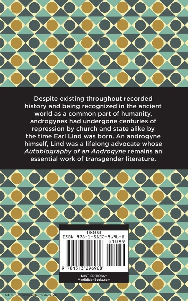 Weitere Ansicht: Autobiography of an Androgyne | Earl Lind