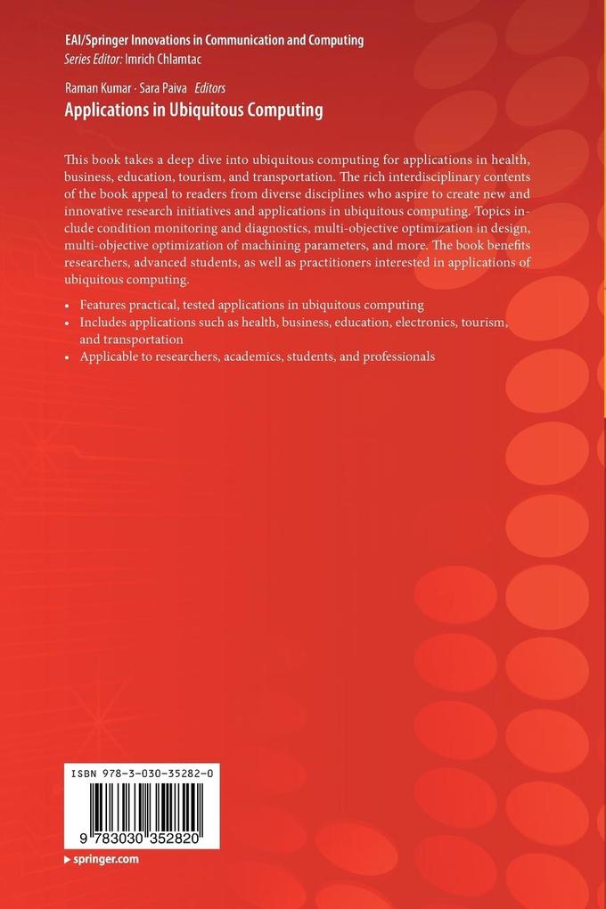 Weitere Ansicht: Applications in Ubiquitous Computing