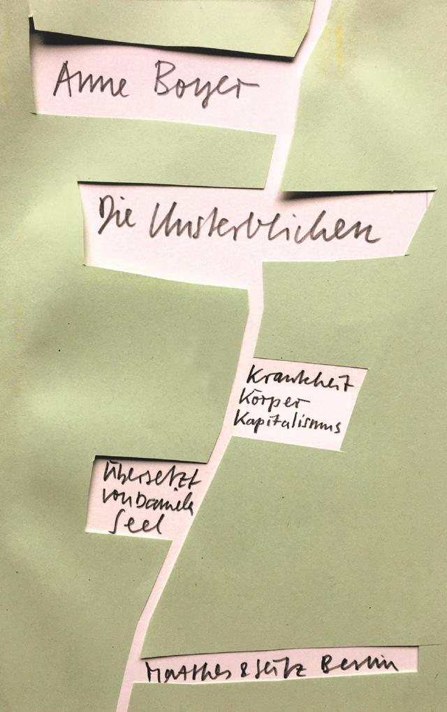 Produktbild: Die Unsterblichen | Anne Boyer
