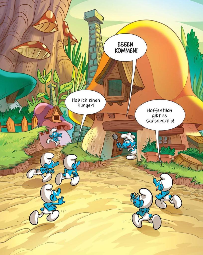 Weitere Ansicht: Groß werden mit den Schlümpfen: Der Schlumpf, der nur Nachtisch wollte | Peyo, Falzar