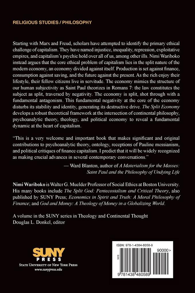 Weitere Ansicht: The Split Economy | Nimi Wariboko