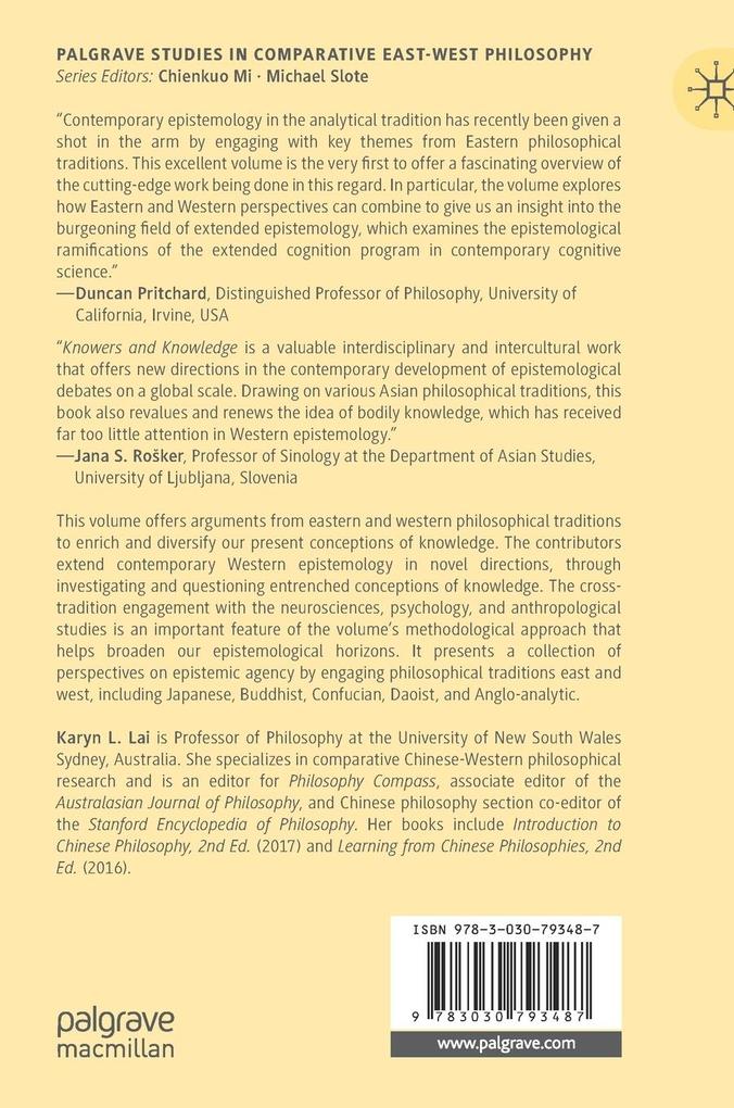 Weitere Ansicht: Knowers and Knowledge in East-West Philosophy