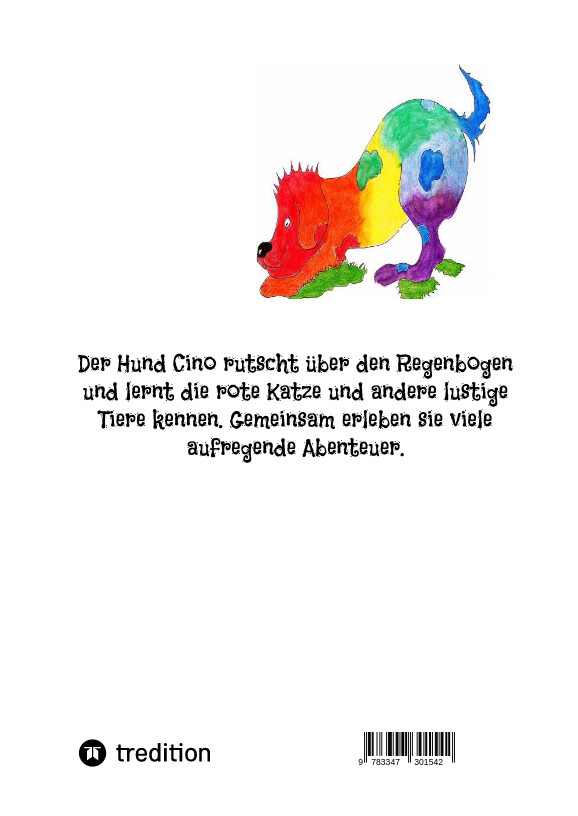 Weitere Ansicht: Die rote Katze und Cino der Regenbogenhund | Sissy Vogelsinger, Astrid Gruber, Tamara Haury