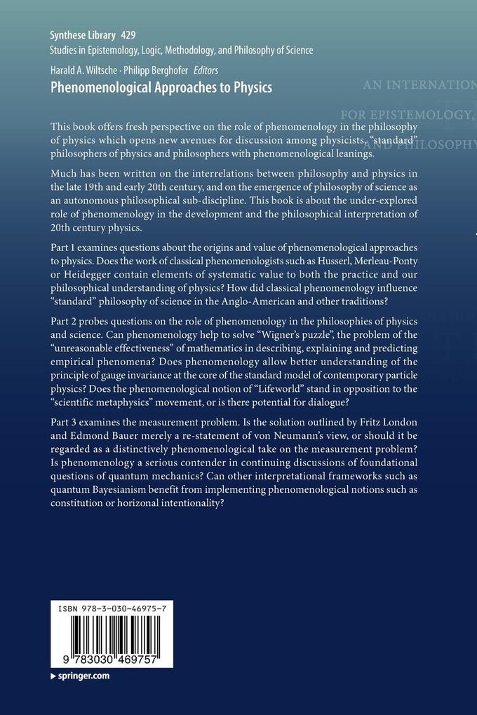 Weitere Ansicht: Phenomenological Approaches to Physics