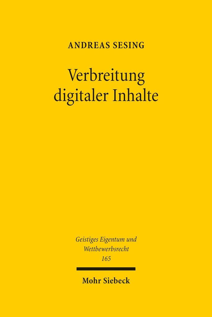 Produktbild: Verbreitung digitaler Inhalte | Andreas Sesing