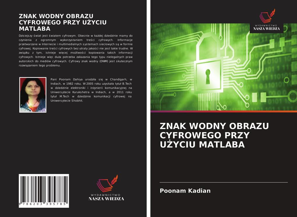 Produktbild: ZNAK WODNY OBRAZU CYFROWEGO PRZY UYCIU MATLABA | Poonam Kadian