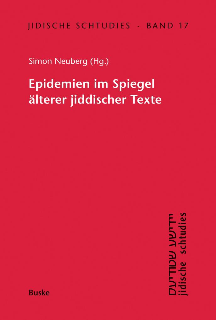 Produktbild: Epidemien im Spiegel älterer jiddischer Texte