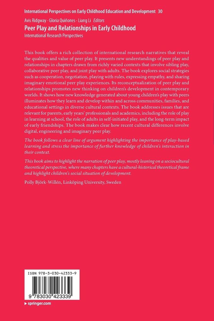 Weitere Ansicht: Peer Play and Relationships in Early Childhood