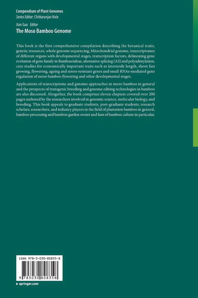 Weitere Ansicht: The Moso Bamboo Genome
