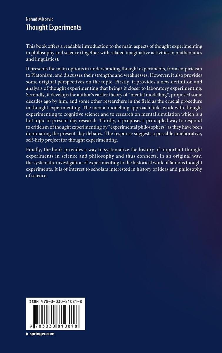 Weitere Ansicht: Thought Experiments | Nenad Miscevic