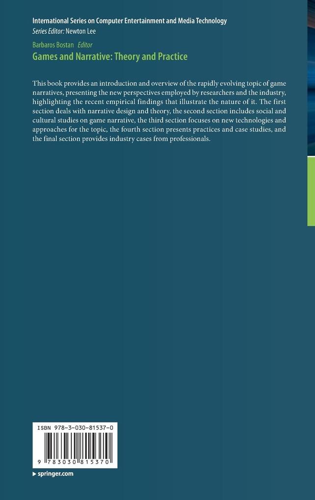 Weitere Ansicht: Games and Narrative: Theory and Practice
