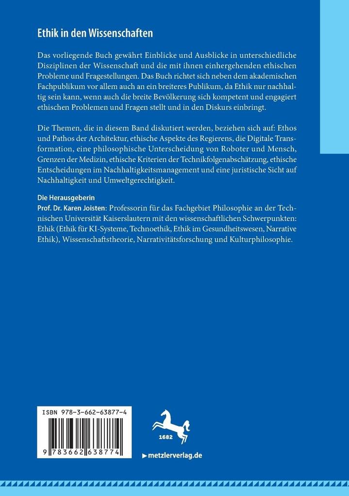 Weitere Ansicht: Ethik in den Wissenschaften