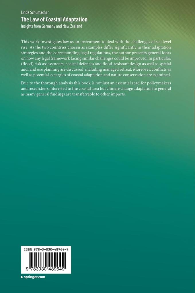 Weitere Ansicht: The Law of Coastal Adaptation | Linda Schumacher