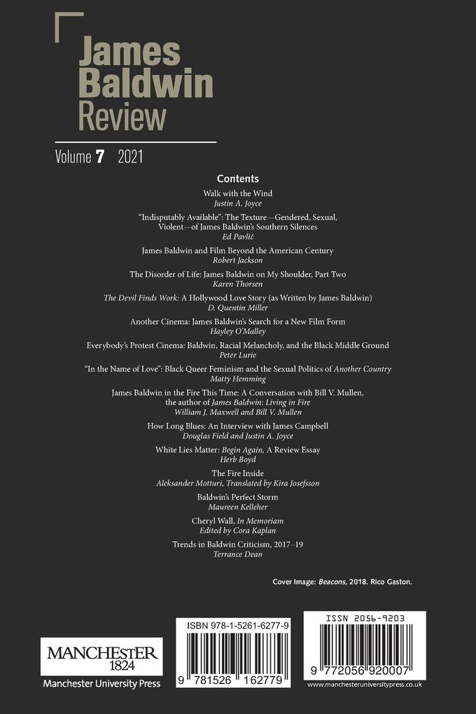Weitere Ansicht: James Baldwin Review