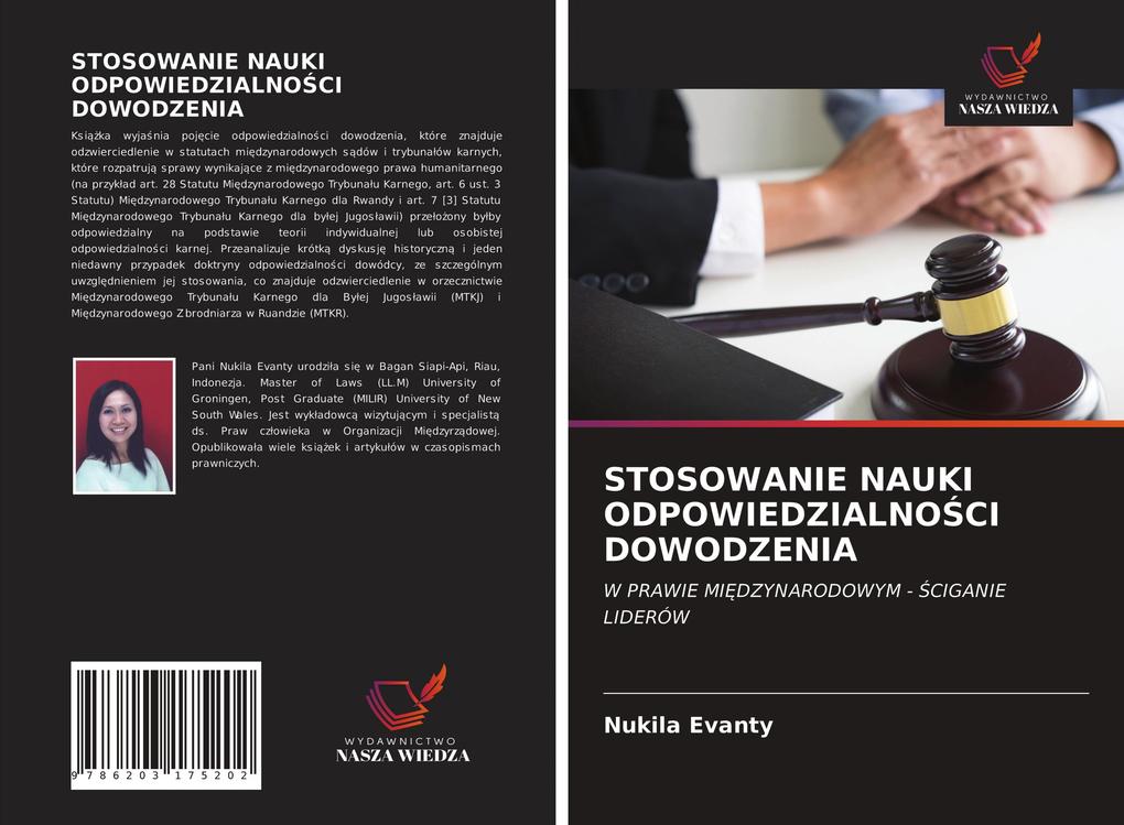 Produktbild: STOSOWANIE NAUKI ODPOWIEDZIALNOCI DOWODZENIA | Nukila Evanty