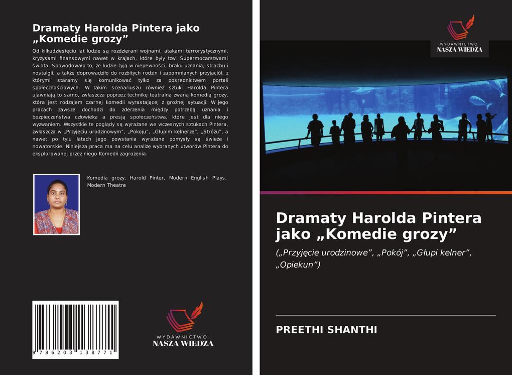 Produktbild: Dramaty Harolda Pintera jako Komedie grozy | Preethi Shanthi