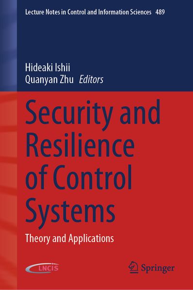 Produktbild: Security and Resilience of Control Systems