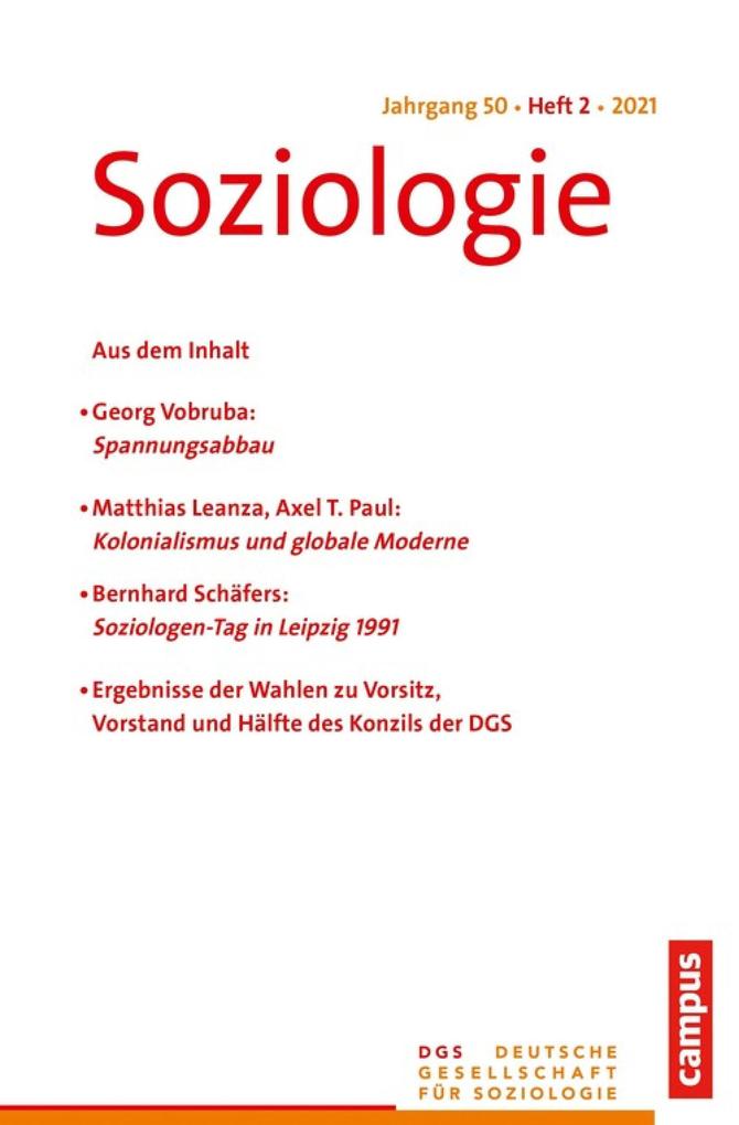 Produktbild: Soziologie 2/2021