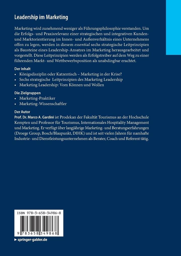 Weitere Ansicht: Leadership im Marketing | Marco A. Gardini