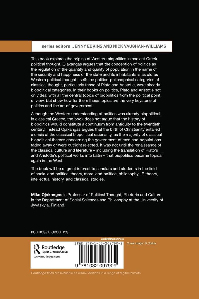 Weitere Ansicht: On the Greek Origins of Biopolitics | Mika Ojakangas