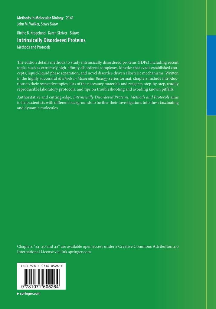 Weitere Ansicht: Intrinsically Disordered Proteins