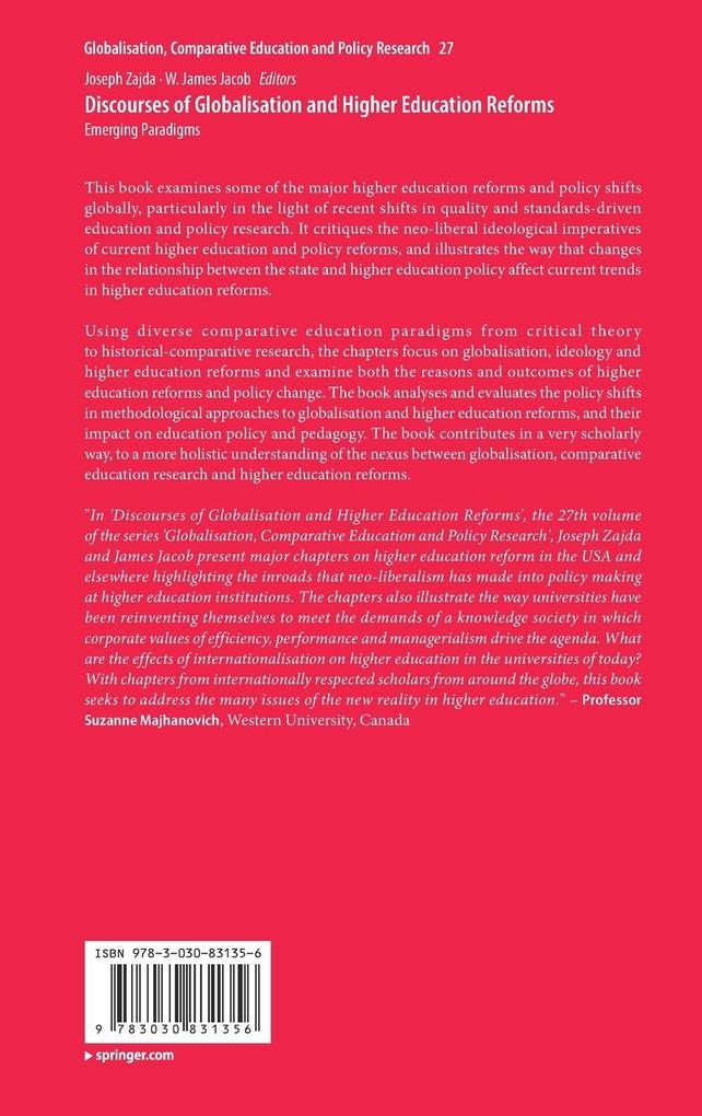 Weitere Ansicht: Discourses of Globalisation and Higher Education Reforms