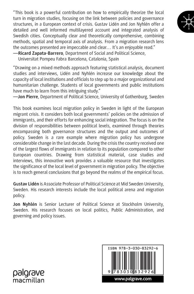 Weitere Ansicht: Local Migration Policy | Gustav Lidén, Jon Nyhlén